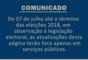 Comunicado sobre as eleições